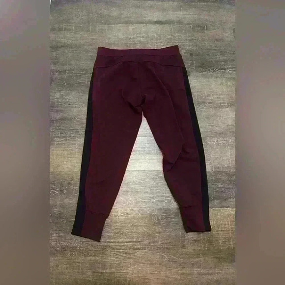 Athleta Metro Track Joggers Maroon Size Small - Picture 5 of 9